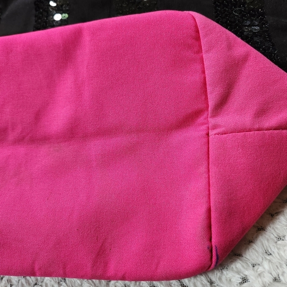 2010s Victorias Secret Sequin Mcbling Weekender Duffle Bag - Picture 5 of 9